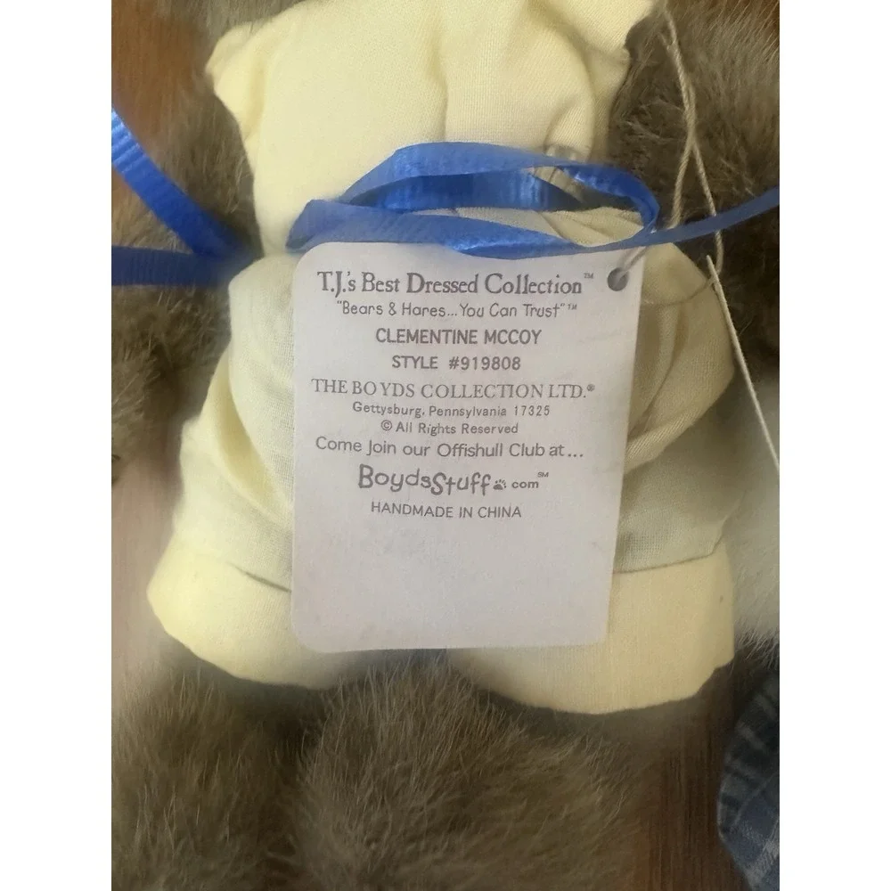 Boyds Bear Plush #919808 BETTY LOU, CLEMENTINE & BABY JOSIE McCOY  NEW